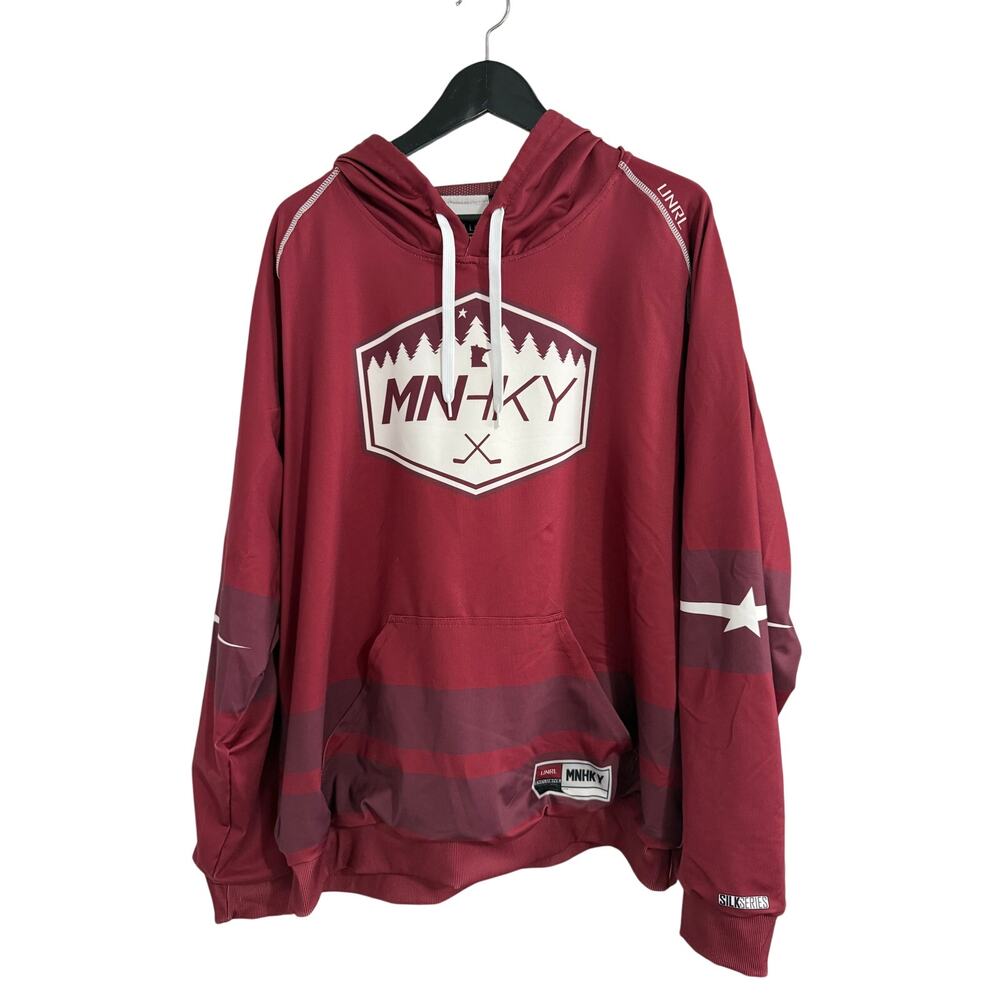 MN HKY UNRL Silk Series Hoodie Sweatshirt Size XL